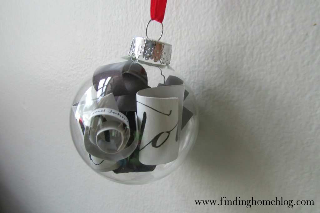 Wedding Gift Ornament | Finding Home Blog