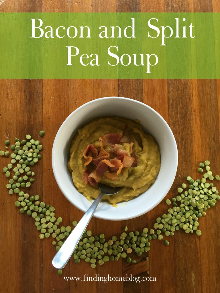 Bacon and Split Pea Soup | Finding Home Blog