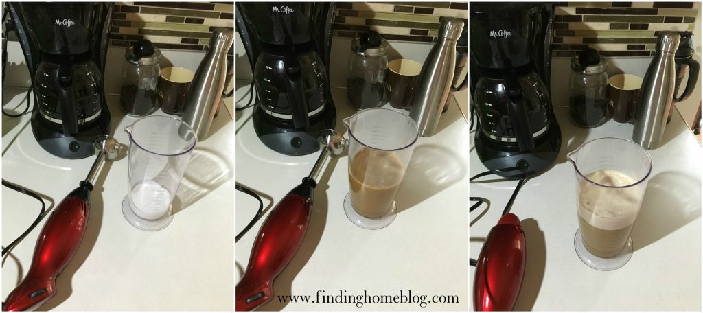 Coffee with Immersion Blender | Finding Home Blog