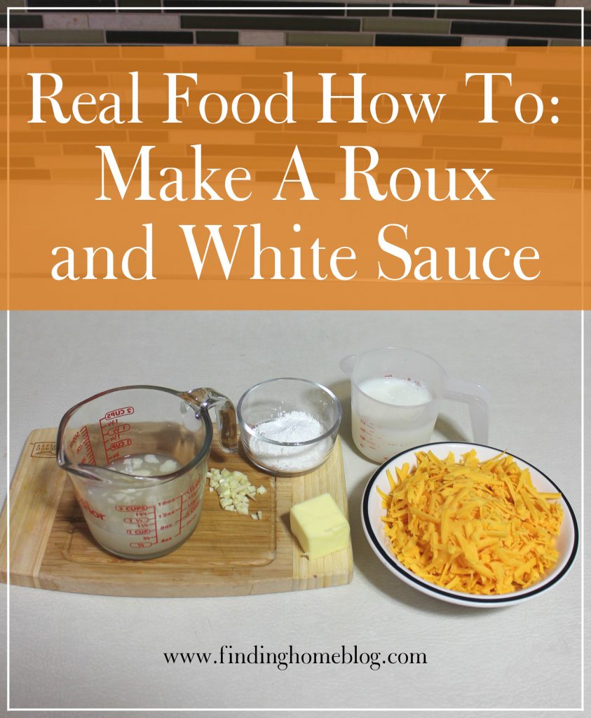 make a roux for cheese sauce