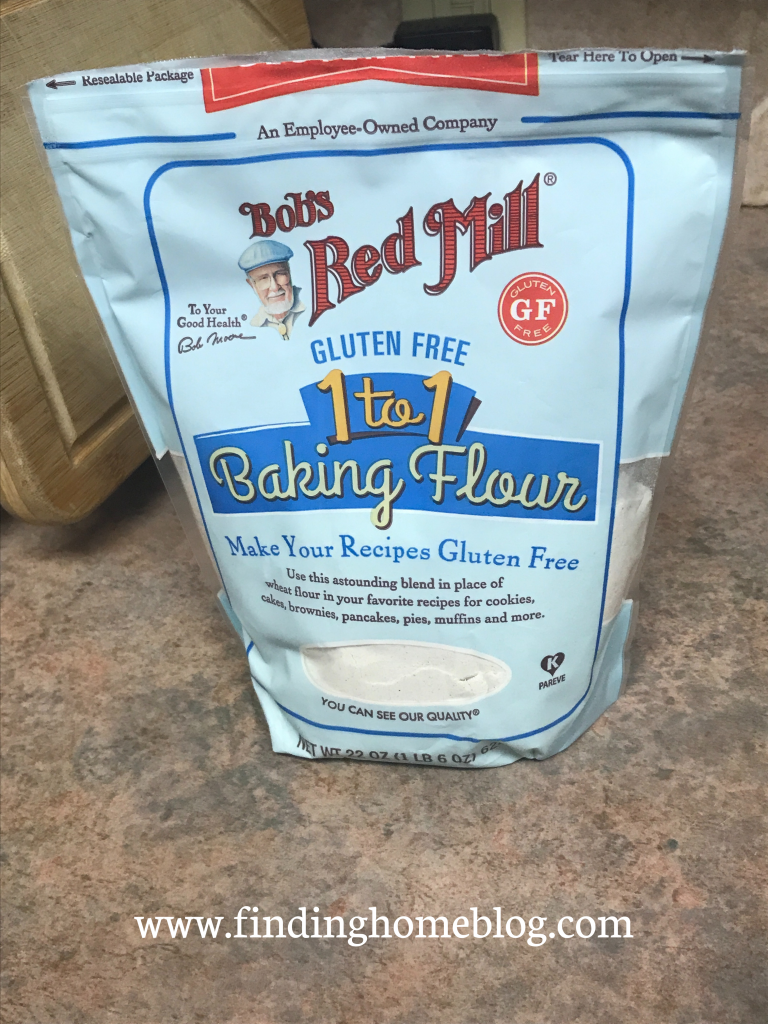 A package of Bob's Red Mill gluten free flour