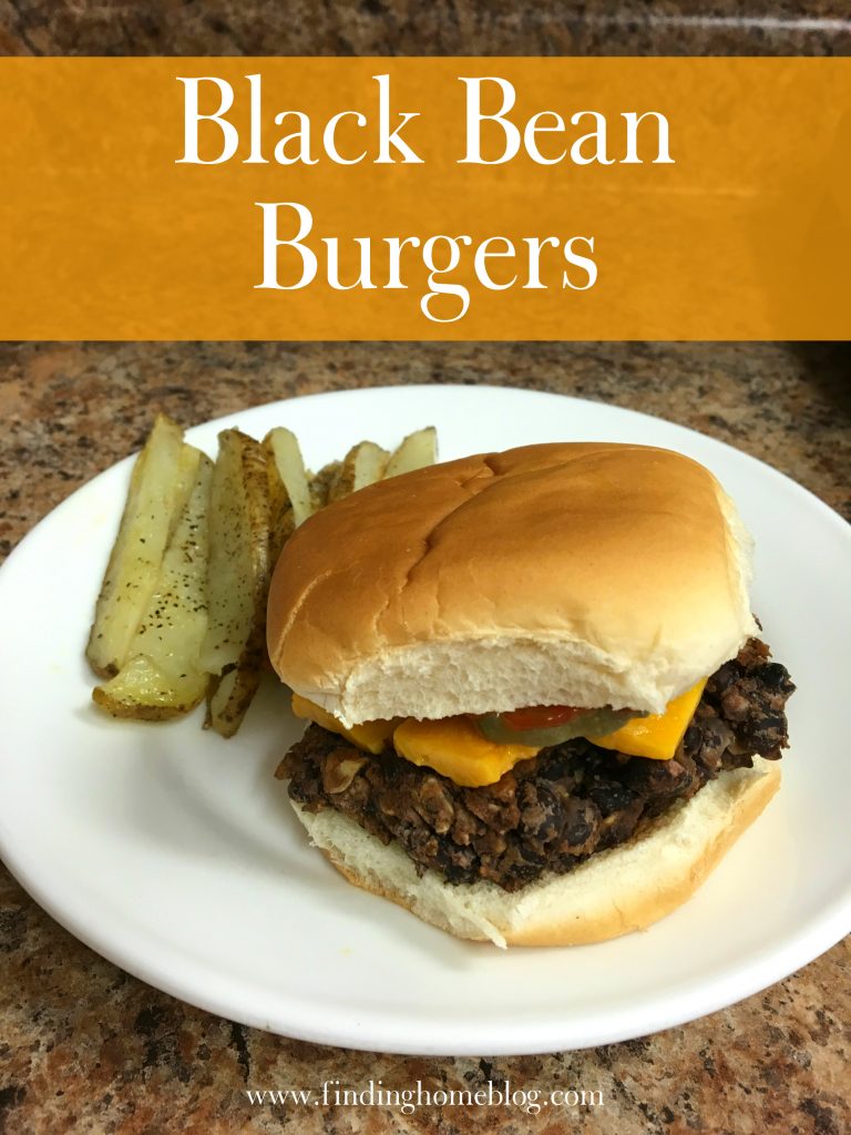 Black Bean Burgers | Finding Home Blog