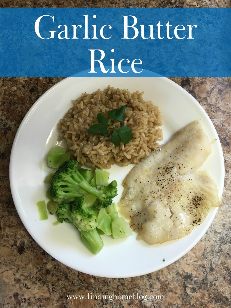 Garlic Butter Rice | Finding Home Blog