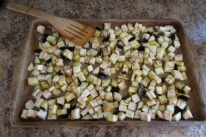 Sausage and Roasted Eggplant Pasta | Finding Home Blog