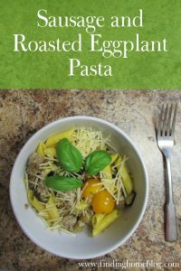 Sausage Eggplant Pasta pin
