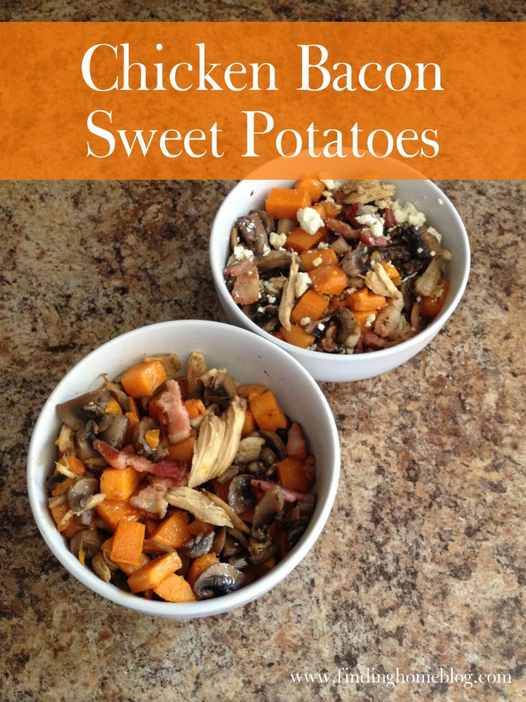 Chicken Bacon Sweet Potatoes | Finding Home Blog