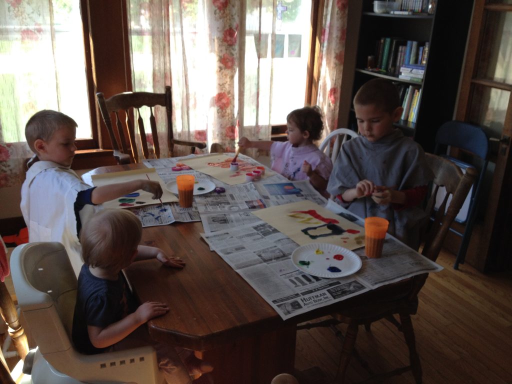 Kids Painting | Finding Home Blog