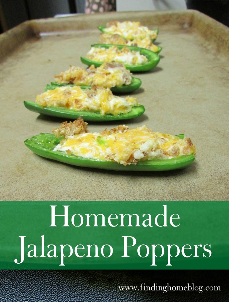 Homemade Jalapeno Poppers | Finding Home Blog