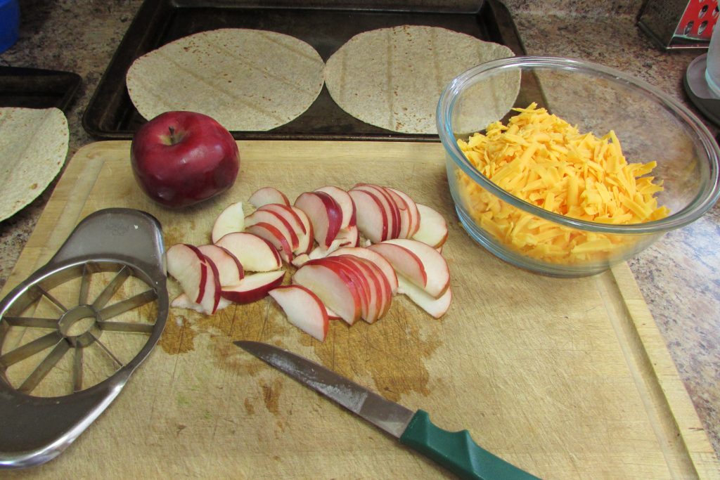 Easy Apple Quesadillas | Finding Home Blog