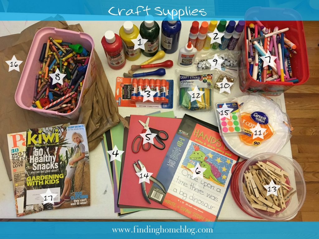 Craft Supplies | Finding Home Blog