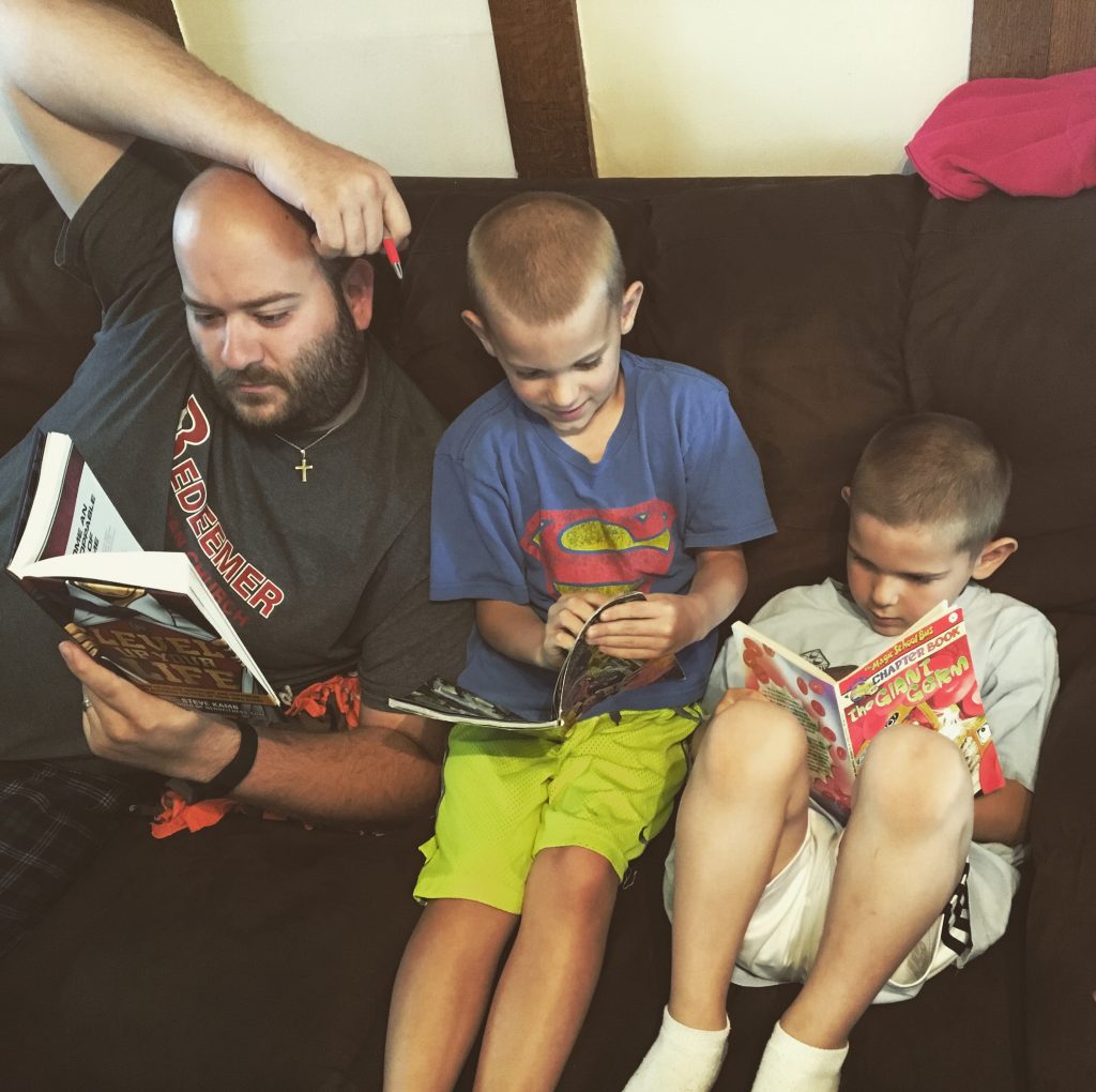 Boys Reading | Finding Home Blog