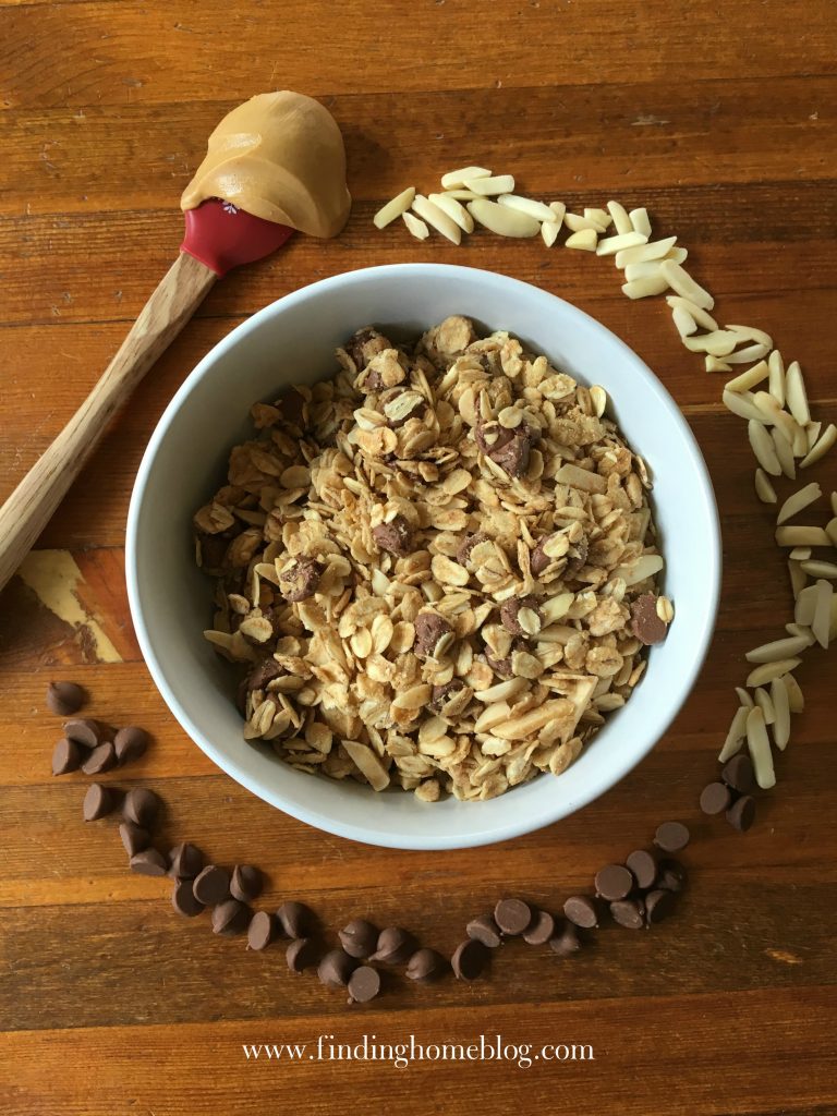 Peanut Butter Cup Granola | Finding Home Blog