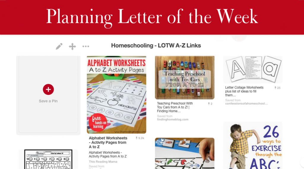 Planning Letter of the Week | Finding Home Blog
