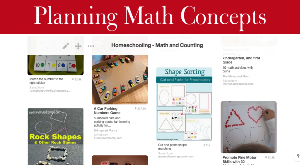 Planning Math Concepts | Finding Home Blog