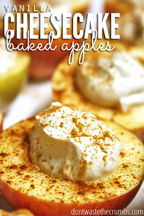 Don't Waste The Crumbs Vanilla Cheesecake Apples