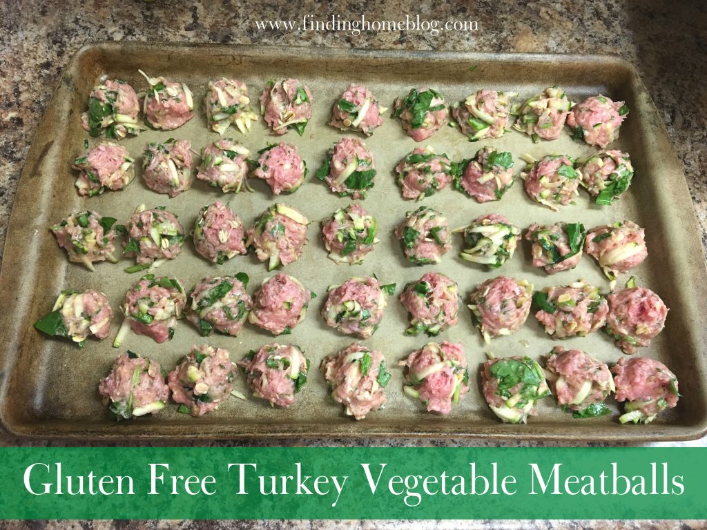 Gluten Free Turkey Vegetable Meatballs | Finding Home Blog