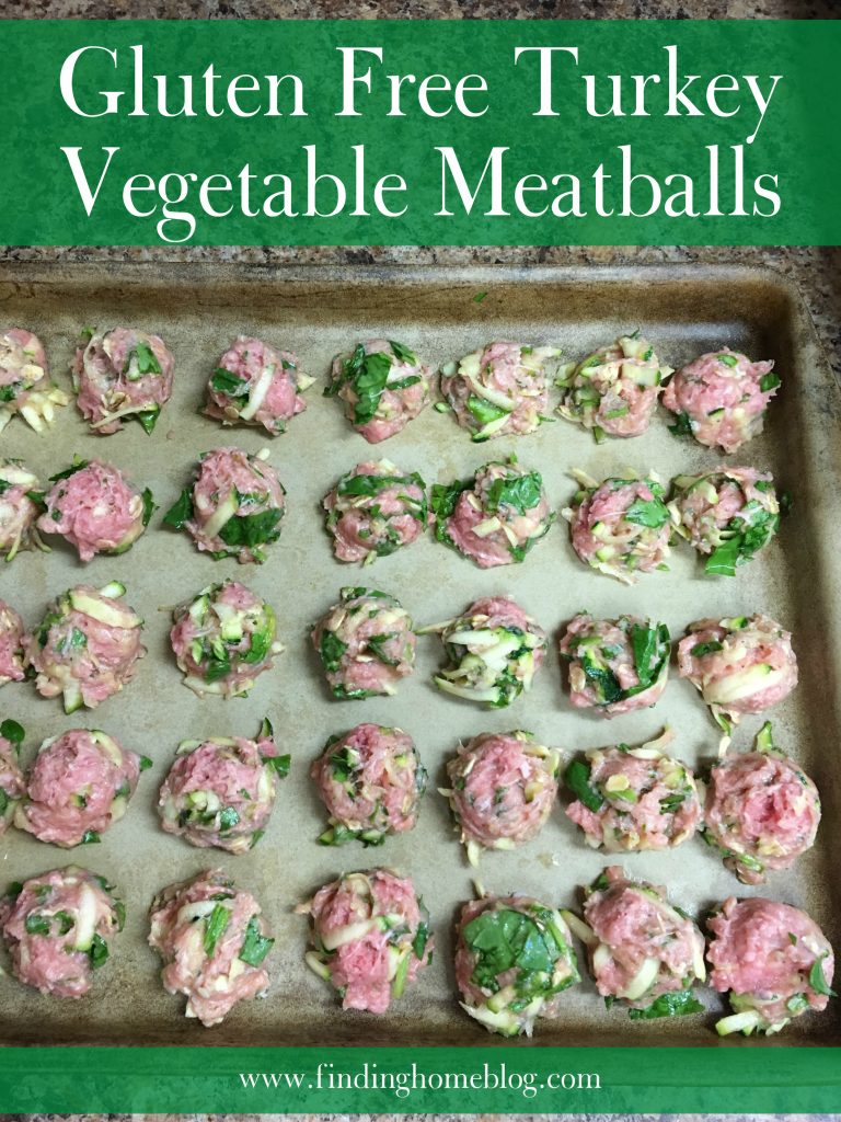 Gluten Free Turkey Vegetable Meatballs | Finding Home Blog