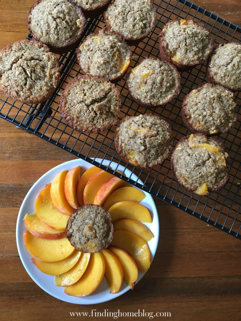 Peach Muffins | Finding Home Blog