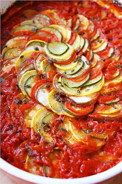 The Comfort of Cooking Layered Ratatouille