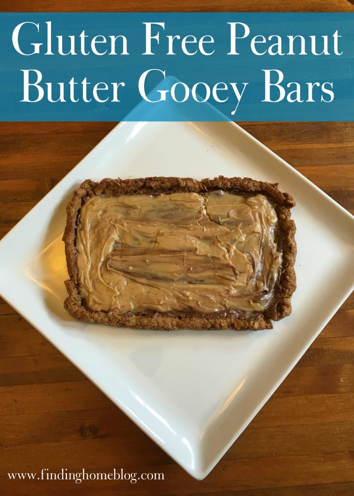 Gluten Free Peanut Butter Gooey Bars | Finding Home Blog
