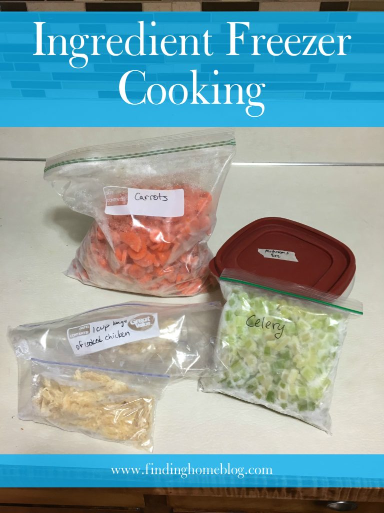 Ingredient Freezer Cooking | Finding Home Blog