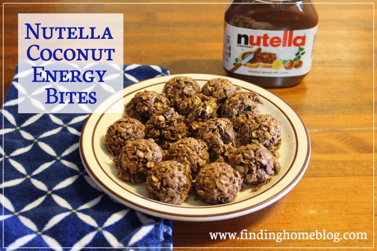 Recipe Nutella Coconut Energy Bites