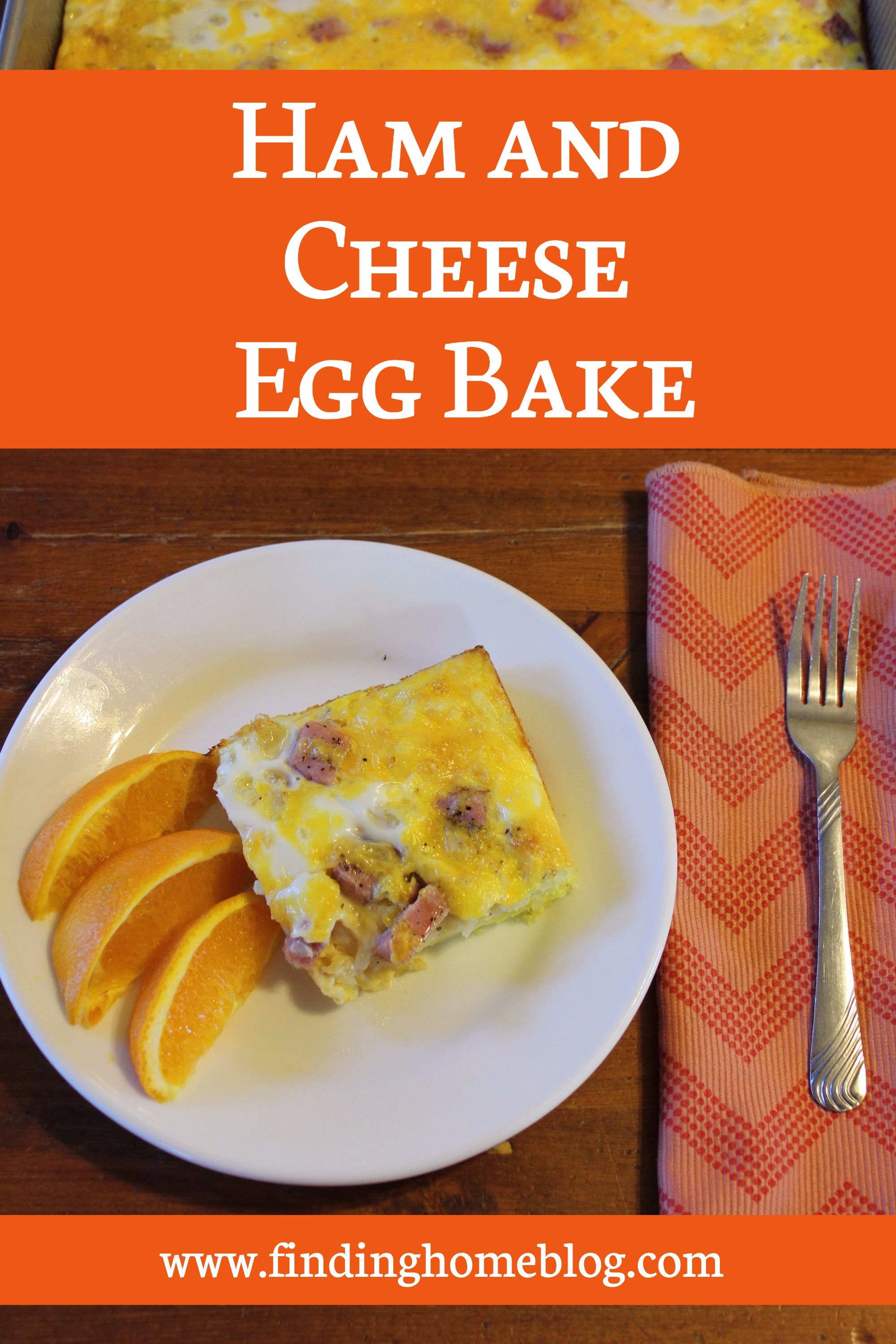 Recipe: Ham and Cheese Egg Bake