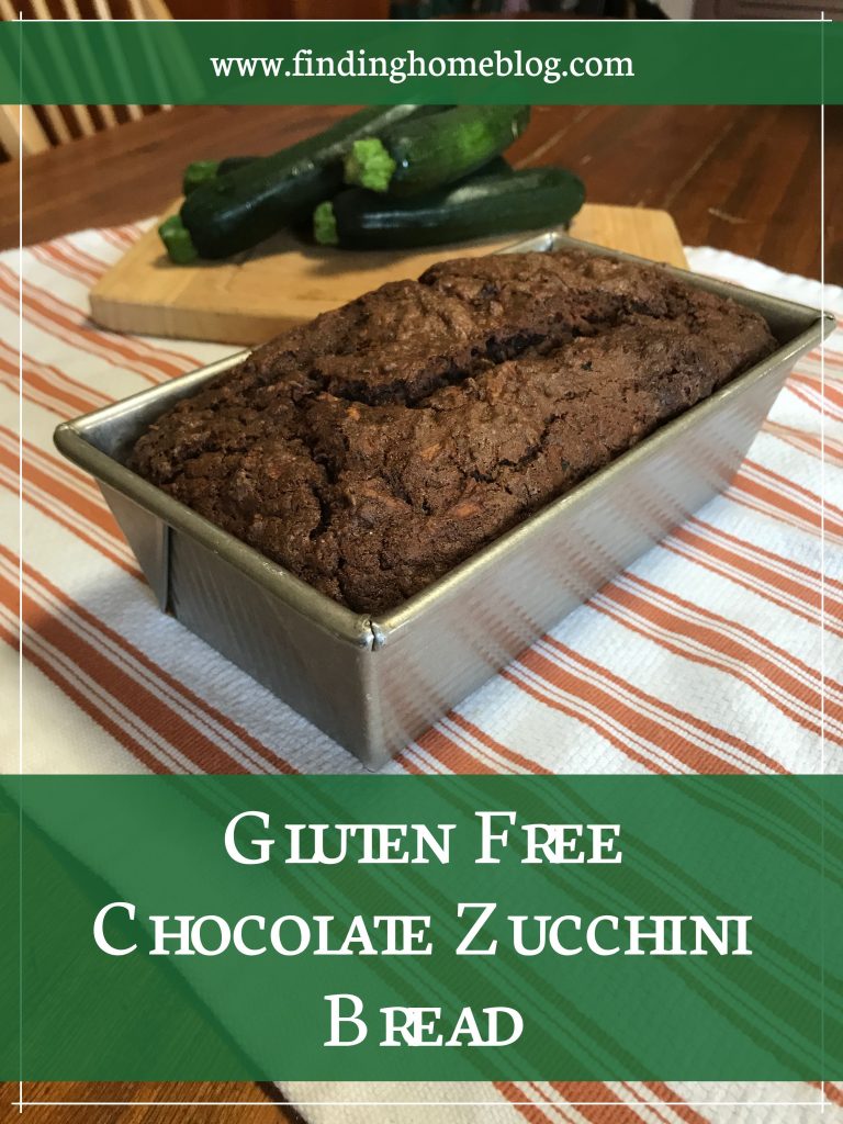 Gluten Free Chocolate Zucchini Bread | Finding Home Blog