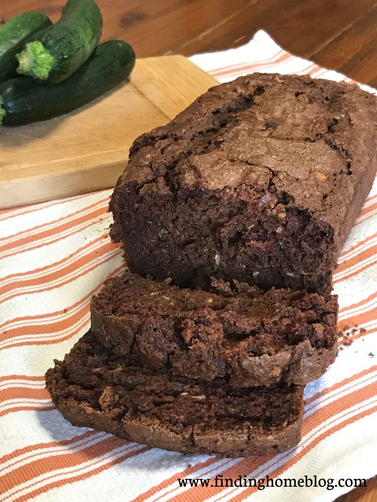 Gluten Free Chocolate Zucchini Bread | Finding Home Blog