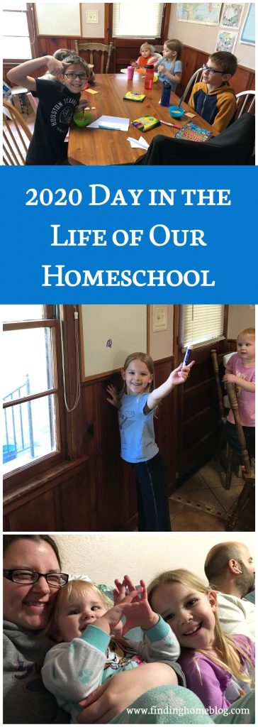 2020 Day in the Life of Our Homeschool | Finding Home Blog