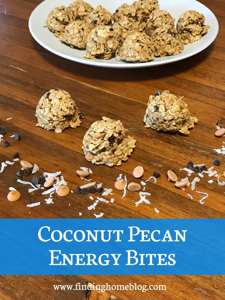 Coconut Pecan Energy Bites | Finding Home Blog