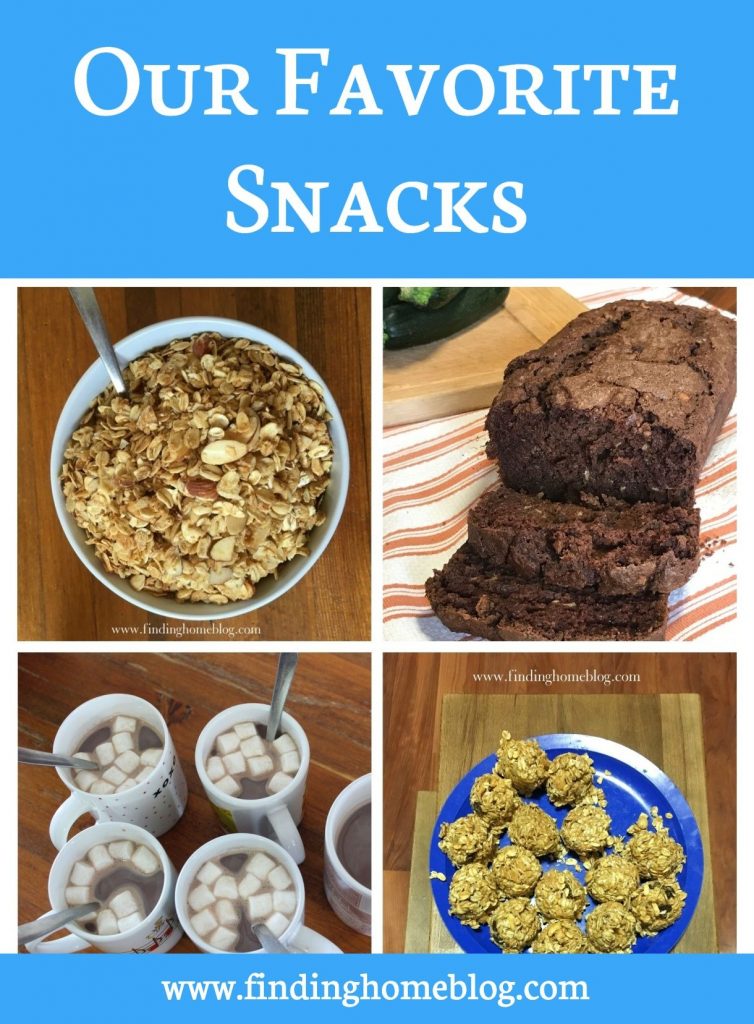 Our Favorite Snacks | Finding Home Blog