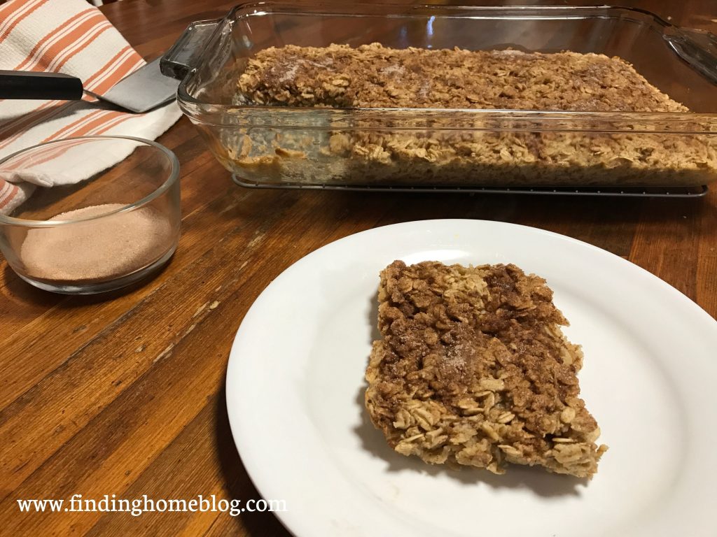 Snickerdoodle Cookie Baked Oatmeal | Finding Home Blog