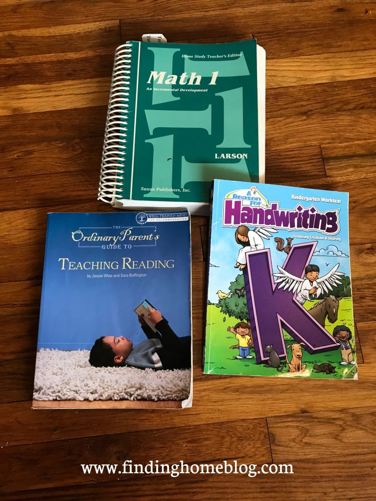 2020-2021 Homeschool Curriculum | Finding Home Blog