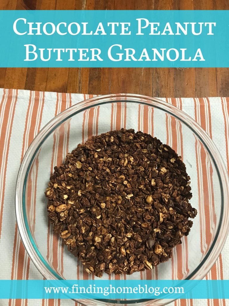 Chocolate Peanut Butter Granola | Finding Home Blog