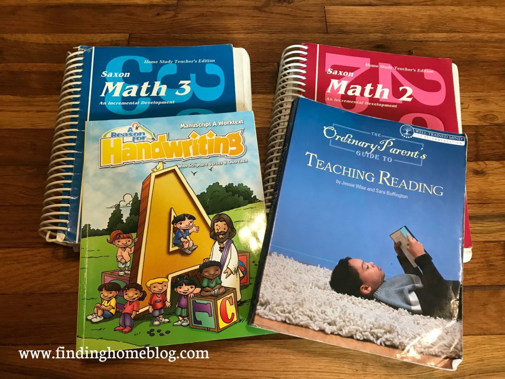 2020-2021 Homeschool Curriculum | Finding Home Blog