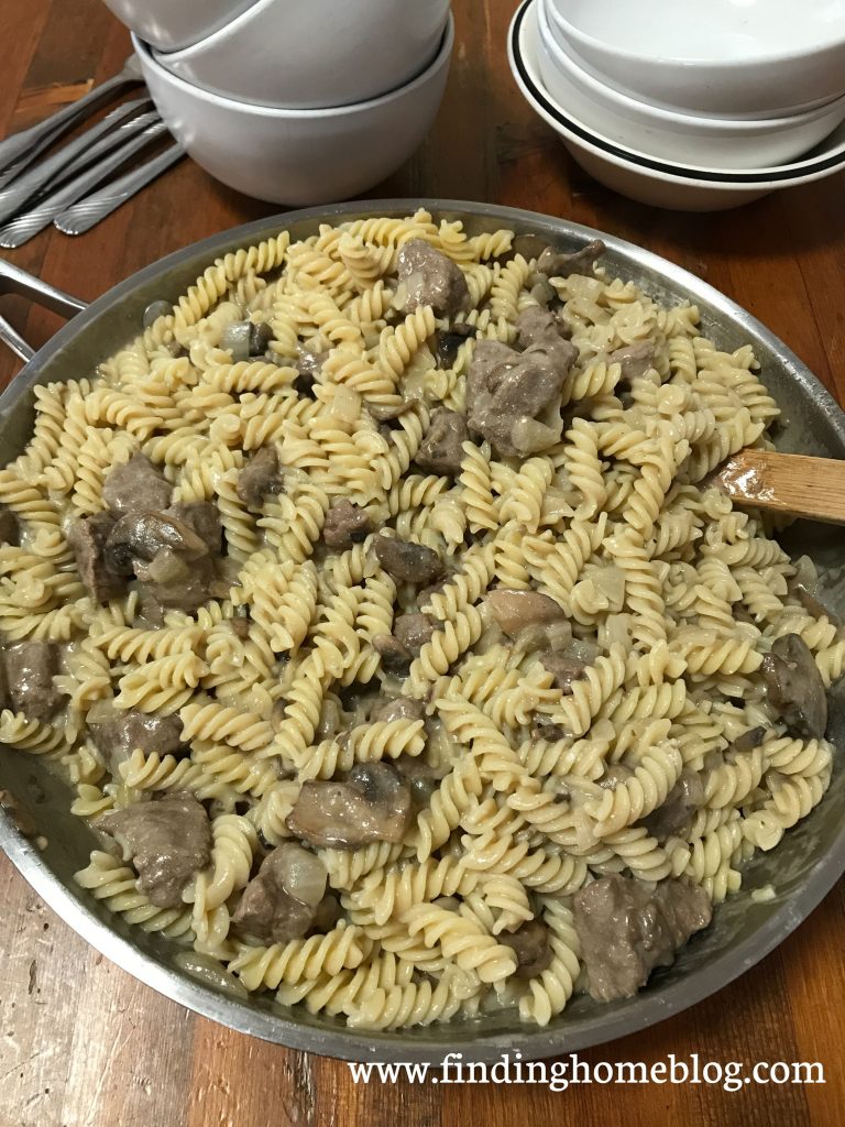 Grandma Winter's Beef Stroganoff | Finding Home Blog